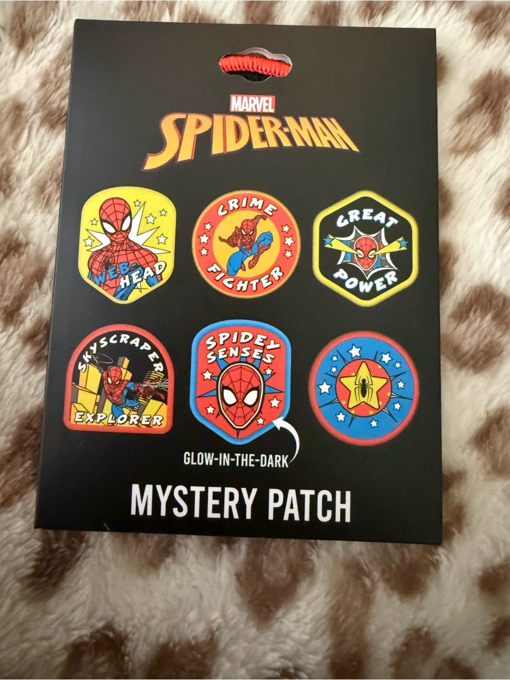 Marvel Spider-Man Patch Pack - Red, Yellow, Blue, Black